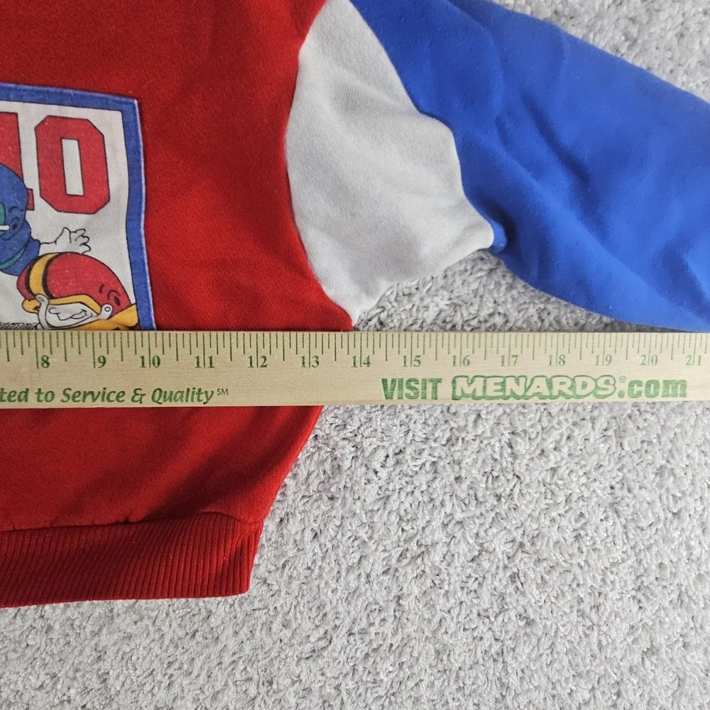 Vintage Carters 1st And 10 Football Crewneck Sweatshirt Size 4T Made USA 80s 90s